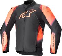 Alpinestars T-SP 1 V2, giacca tessile impermeabile 3XL male Nero/Rosso Fluo
