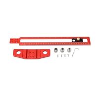 T Square Ruler 30cm | Aluminum Alloy Drilling Positioning Guide & Marking Tool | Metric & Inch Scale with 6mm / 8mm / 10mm Interchangeable Drill Sleeves