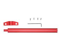 T Square Ruler | Aluminum Alloy Woodworking Tool with Removable Backplate | 1mm Accuracy for Framing/Drafting/Carpentry | Includes Wrench & Screws (500mm)