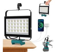 T-SUN 6500LM Lampada LED Ricaricabile con Batteria Ma-kita 18V, 100W