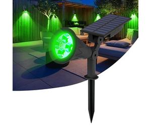 T-SUN Luci Solari da Giardino, Lampade Solari da Esterno Wireless con 4 LED 200LM, 2 Modalità Funzione, Impermeabile Lampioni da Sicurezza Solari per Parete, Terrazzino, Cortile, Casa, Corraio ecc.