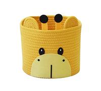 T&T Homewares Piccoli cestini a forma di giraffa per pannolini, per la cameretta dei bambini, per la cameretta dei bambini, per riporre giocattoli per cani e gatti