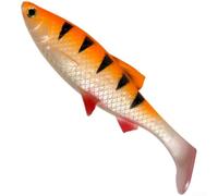 T-Tail - Esca da pesca morbida, 12,5 cm, squame realistiche | Bilancia realistica, occhi 3D, design a coda di T, ampia altalena, attira efficacemente i pesci predatori