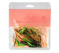 T-tail Soft Bait Pack per i pescatori che cercano prestazioni affidabili in luce variabile e torbidità con design riflettente multidimensionale (A)