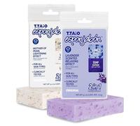 T.Taio - EsponJabón - Pack 2 Spugna + Sapone 2 in 1 Madreperla e Lavanda - Illumina e Rilassa - Unisex - Per Tutti i Tipi di Pelle - Cura Completa - 2 Pezzi - 240g