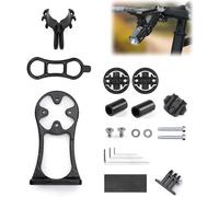 T TAKONE Supporto per bicicletta Garmin Edge, Bryton, Coospo - con adattatore per Actioncam e lampada