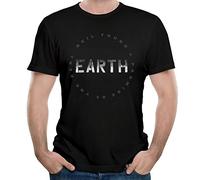 T&Tat Men's Neil Young EARTH Tour 2016 Logo Short Sleeve T-shirt Large