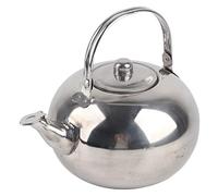 T -teiera in acciaio inossidabile, 1,4 litri di bollitore d'acqua per tè da tè pentola portatile portatile con infusore rimovibile per il campeggio domestico