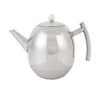 T -teiera in acciaio inossidabile purokise con coperchio e filtro Schermo manico curvo bollitore per la casa Restaurant Hotel Rustery Rused Apro prova pulito (2.0l)