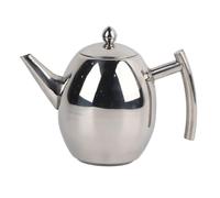 T -teiera Kukyller in acciaio inossidabile con filtro a infusore e caffettiera con coperchio con filtro da tè per cucina, caffè, hotel (1L/1000ml)