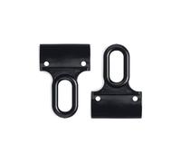 T-TENDA - Coppia di Occhioli per Terminale delle Tende da Sole a Caduta, Occhiolo Realizzato a Forma Ovale, in PVC, Facile da Installare, Made in Italy, Foro da 6mm, Colore Nero