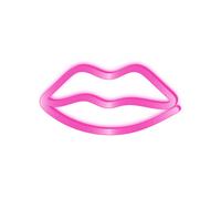 T-Tex Srl Insegna al Neon LED colorata, Lampada Effetto Neon,luce d'atmosfera, luce per decorazione casa, alimentazione USB o batteria, appendibile, luce neon parete camera decorativa (Lips)
