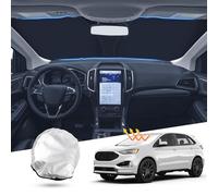 T TGBROS Parasole per parabrezza per il 2015-2021 Ford Edge Parasole pieghevole Parasole Aggiornamento Riflettente Poliestere Copertura Blocco Calore e Sole