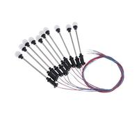 T TOOYFUL 10Pcs 1: 100 Ho Modellismo Ferroviario LED Lampione Lampione Stradale Luci LED - 11 - 6 cm
