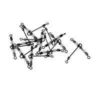 T TOOYFUL 10Pcs Accessori da Pesca T Shape Connettore Girelle Cuscinetto 3 Vie Anello Solido - 8 × 10