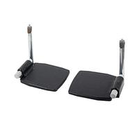 T TOOYFUL Resistente poggiapiedi per seggiola a rotelle Carrozzina AntiGraffio Pedana Accessori per Carrozzina Attrezzatura Resistente, Facile, Plastica con palo