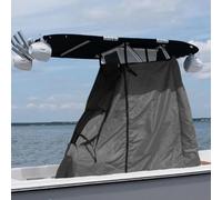 T-Top Center Console Cover for Boat - 600D Waterproof Marine Grade Canvas, Heavy Duty (Grey, 48" W x 60" L x 66" H)