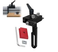 T-Track - Fermaporta manuale in lega di alluminio tipo 75 | Fermaporta regolabile per lavorazione del legno, limitatore preciso per strumenti T-Track, casa e arresto, accessorio officina