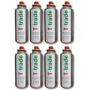 T-Trade Kit Bombolette Gas Butano Multipack 8 Pezzi 230 Grammi Fornelli Campeggio Casa