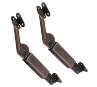 T Tulead Supporto coperchio a molla Supporto coperchio sinistro destro Cerniera inferiore Supporto in ferro bronzo rosso Scatola Hardware per arm