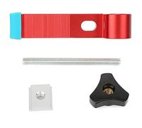 T - Type Slide Slot Track Stopper | Woodworking Positioning Limiter & Clamp Tool | Aluminum Alloy Wood Clamp for Router Tables/Miter Saws | 12.5cm Sturdy Jig (A)