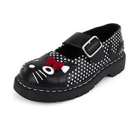 T.U.K. Anarchic Mary Jane Kitty - Scarpe da Donna - Colore Nero a Pois - Taglia EU36