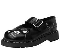 T.U.K. Anarchic Mary Jane Kitty - Scarpe da Donna - Colore Nero - Taglia EU41