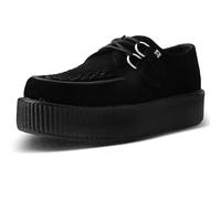 T.U.K Leather Viva High Creeper - Scarpe da Uomo e Donna - Colore Camoscio Nero - Taglia EU40
