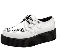 T.U.K. Mondo Sole Round Creeper, Sneaker Donna Bianco Bianco 41