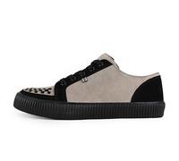 T.U.K. Ribbed Sole Sneaker - Scarpe alla Moda per Uomini e Donne - Stile Skate, Punk, Rock e Gotico in Pelle, Pelle Scamosciata e Tela - Colore Talpa Scamosciato - Taglia 46