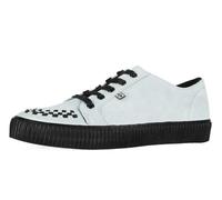 T.U.K. Ribbed Sole Sneaker - Scarpe alla Moda per Uomini e Donne - Stile Skate, Punk, Rock e Gotico in Pelle, Pelle Scamosciata e Tela - Colore Grigio Scamosciato - Taglia 45