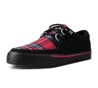 T.U.K. Vegan Creeper Sneaker - Scarpe da Ginnastica per Uomo e Donna - Colore Tartan Nero - Stile Punk, Goth e Rocker in Pelle e Scarpe Stringate - Taglia EU41