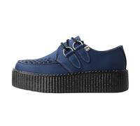 T.U.K. Vegan Viva High Creeper - Scarpe da Uomo e Donna - Colore TUKskin™ Vegano Blu Notte - Taglia EU37