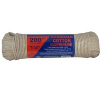 t.w. Evans Cordage 43 - 077 7/81,3 cm Evandale Cotton Clothesline 200-feet Han