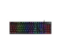 T-WOLF T20 USB Wired Gaming Keyboard with Colorful Backlit Ergonomic Mechanical Keyboard