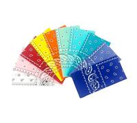 T&Z - Bandane 100% cotone, confezione da 10 - multicolore - M