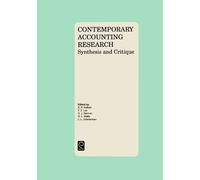 T. Z. Lys Contemporary Accounting Research (Copertina rigida)