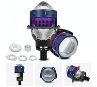 T04 Coppia 3 pollici Bifocal Matrix Light Source LED Lens Headlight, guida a sin