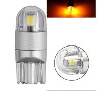 T10 2SMD 3030 W5W 194 168 LED Luce di lettura targa Luce laterale DRL Ambra 1 pz.