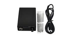 T12-956 STAZIONE DI SALDAGGIO Digital Servizio elettronico OLED 1. 3 pollici con manico M8 nero e punte di saldatura T12,Controllo preciso(SET5)