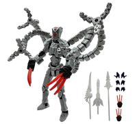 T13 Action Figure Set 3D Stampato Dummy 13 Multi-Joint Mobile Robot | Action figure titan 13 preassemblata | Figura robot con accessori per armi | Arredamento desktop | Regalo action figure da