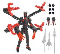 T13 Action Figure Set 3D Stampato Dummy 13 Multi-Joint Mobile Robot , Rosso | Action figure titan 13 preassemblata | Figura robot con accessori per armi | Arredamento desktop | Regalo action figure da