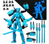 T13, set di action figure 3D, multiarticolazioni stampate in titanio, 13 action figure, Lucky 13 robot