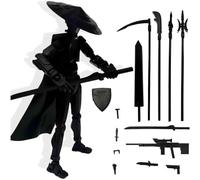 T13 Stick Titan13 Action Figure Set - 13 Action Figures | Robot mobile fortunato multiculare | Lucky13 mobile multi-giunto stampato in 3D, Titano 13 figure per il display e il gioco