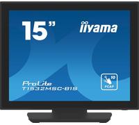 iiyama ProLite T1532MSC-B1S Monitor PC 38,1 cm (15") 1024 x 768 Pixel XGA LCD Touch screen Nero [T1532MSC-B1S]