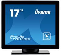 iiyama ProLite T1721MSC-B2 Monitor PC 43,2 cm (17") 1280 x 1024 Pixel SXGA LED Touch screen Da tavolo Nero [T1721MSC-B2]