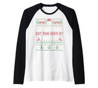 T1D Diabetic Type 1 Consapevolezza del diabete Natale Uomini Donne Maglia con Maniche Raglan