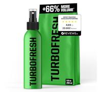T1TAN detergente per guanti da portiere spray interno TURBOFRESH 200 ml, spray igienizzante antibatterico contro odori e batteri, 100% dermocompatibile, per guanti, scarpe e borsa da calcio