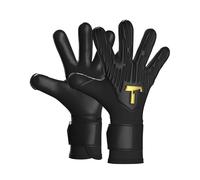 T1TAN Rebel 2.0 Black-Out Junior - Guanti da portiere per bambini - guanti da portiere di calcio - senza protezione per le dita - taglia 4