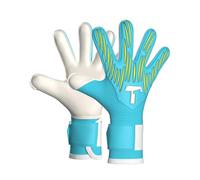 T1TAN Rebel 2.0 Sky Blue Junior - Guanti da portiere per bambini e per calcio - Taglia 4